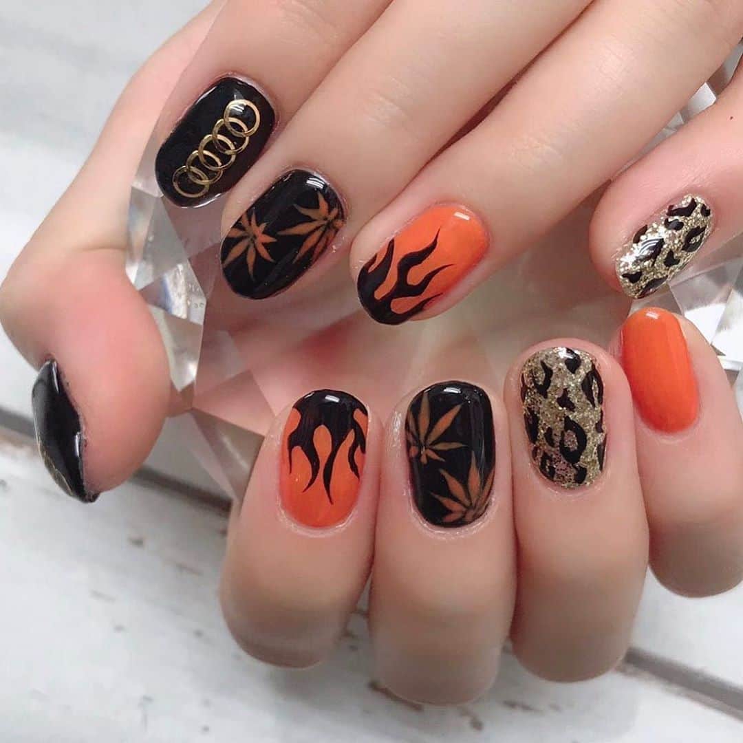 小橋マリカさんのインスタグラム写真 小橋マリカinstagram こばまりオリジナルネイル わがまま聞いてくれたネイリストさんに感謝 ネイル ネイルデザイン ストリートネイル ストリートファッション Hiphop ストリート女子 Weednails Nails