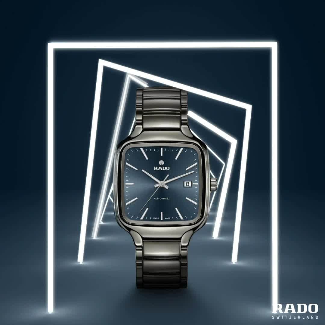 ラドーのインスタグラム：「Lead the way with a Rado True Square, it’s the shape of things to come. #RadoTrueSquare #Feelit」