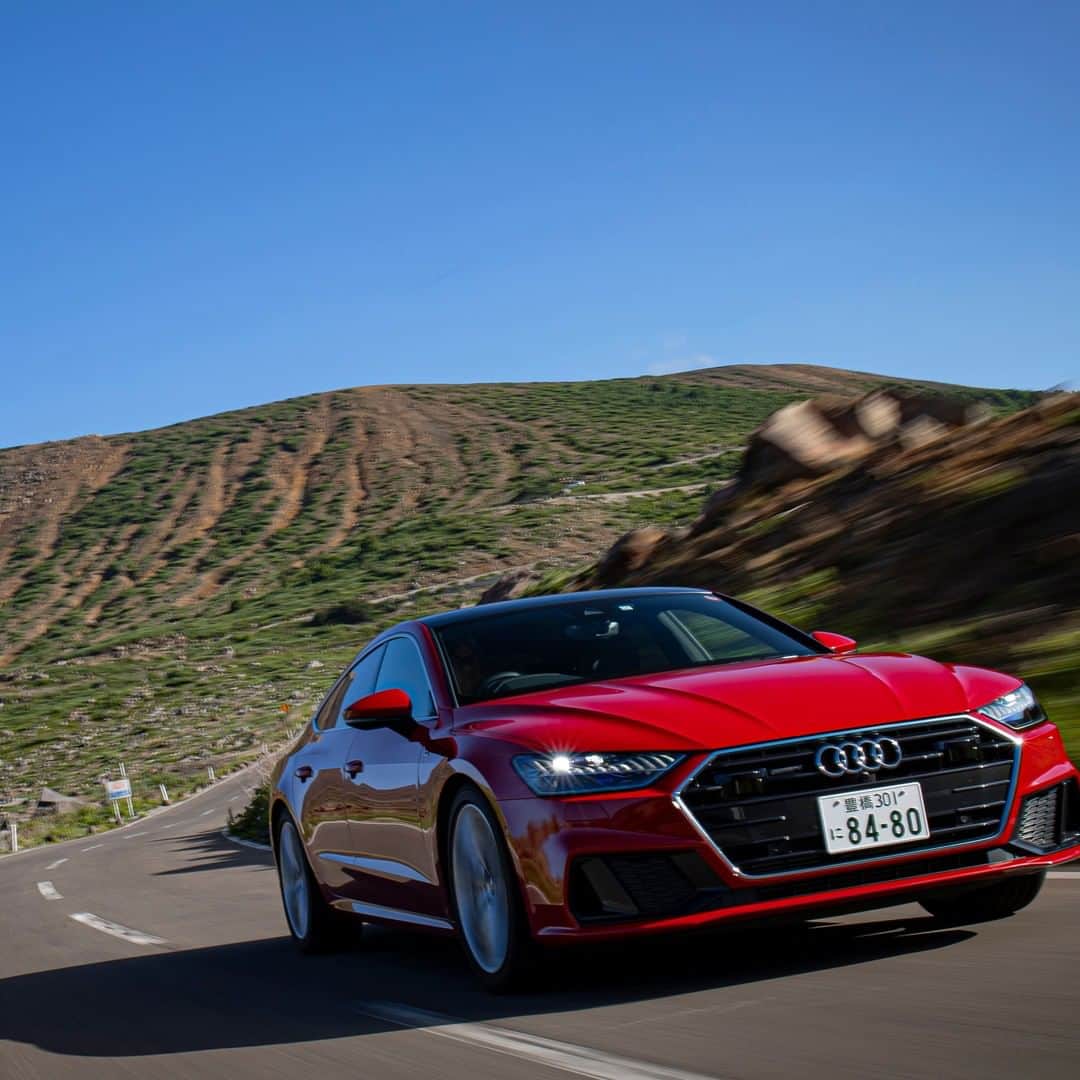 のインスタグラム：「【Audi Special Contents更新】上質な癒しの時間と絶景を愉しむ旅 Audi A7で行く福島ラグジュアリードライブ  数多くの美しい自然と、歴史の趣を残すスポットが集まる「福島県」。Audiの中でも上質さと快適さが魅力のAudi A7 Sportback をパートナーに、Audi Japan Salesがおすすめするスポットをご紹介します。  #AJS のオフィシャルサイトからぜひご覧ください。 @audi.japan.sales  #AudiA7 #A7 #myaudi #audistyle #car #アウディ #ドライブ #車 #愛車 #外車 #ドイツ車 #車好き #車好きな人と繋がりたい #アウディ女子 #車好き男子」
