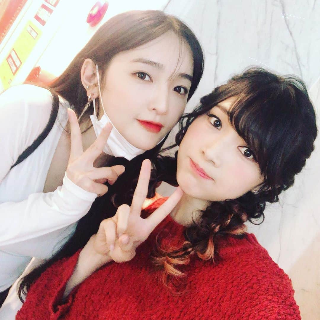 たけうち亜美さんのインスタグラム写真 - (たけうち亜美Instagram)「名古屋出身、ゲーム大好きと共通点の多い佐藤かよポリスと名古屋デートしたのよお💗 #佐藤かよ #たけうち亜美」10月7日 18時35分 - ami_takeuchi11