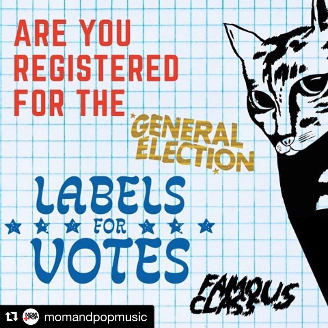 コートニー・バーネットのインスタグラム：「My US label @momandpopmusic have teamed up with @generalelectionla to get the word out about voting. Head over to http://generalelectionla.com to learn more and get registered today so you can cast your vote in the upcoming election」