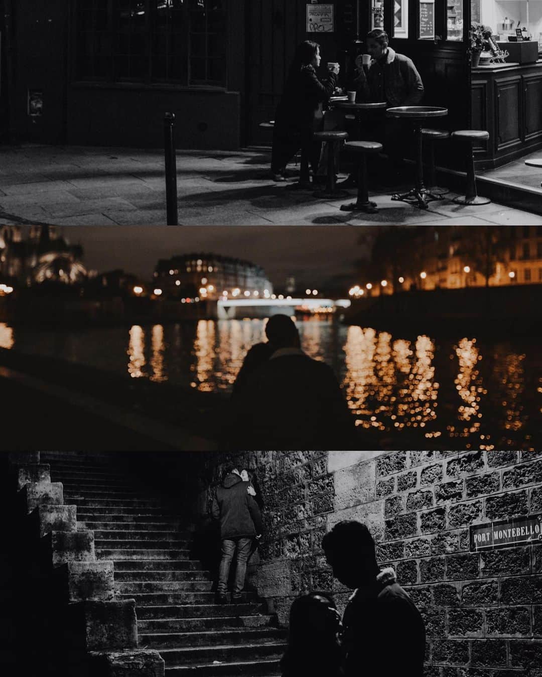 Putri Anindyaのインスタグラム：「Along the banks of the Seine, there was a light shining. Reflected on your face in the dark. The boat passed and you looked away.   Along the banks of the Seine. You were walking backwards. Holding your hot wine and laughing at the shadows of us. Then you took my hands and whispered, “it will be memories soon”」