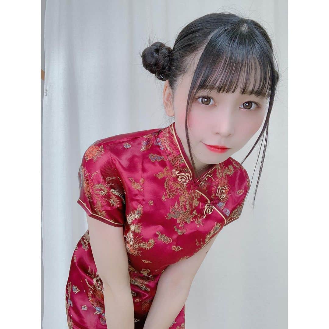 福沢杏純のインスタグラム：「・ うぉあいに!♡ ・ ・ ・ #アイドル教室 #福沢杏純 #チャイナ服  #チャイナコスプレ」
