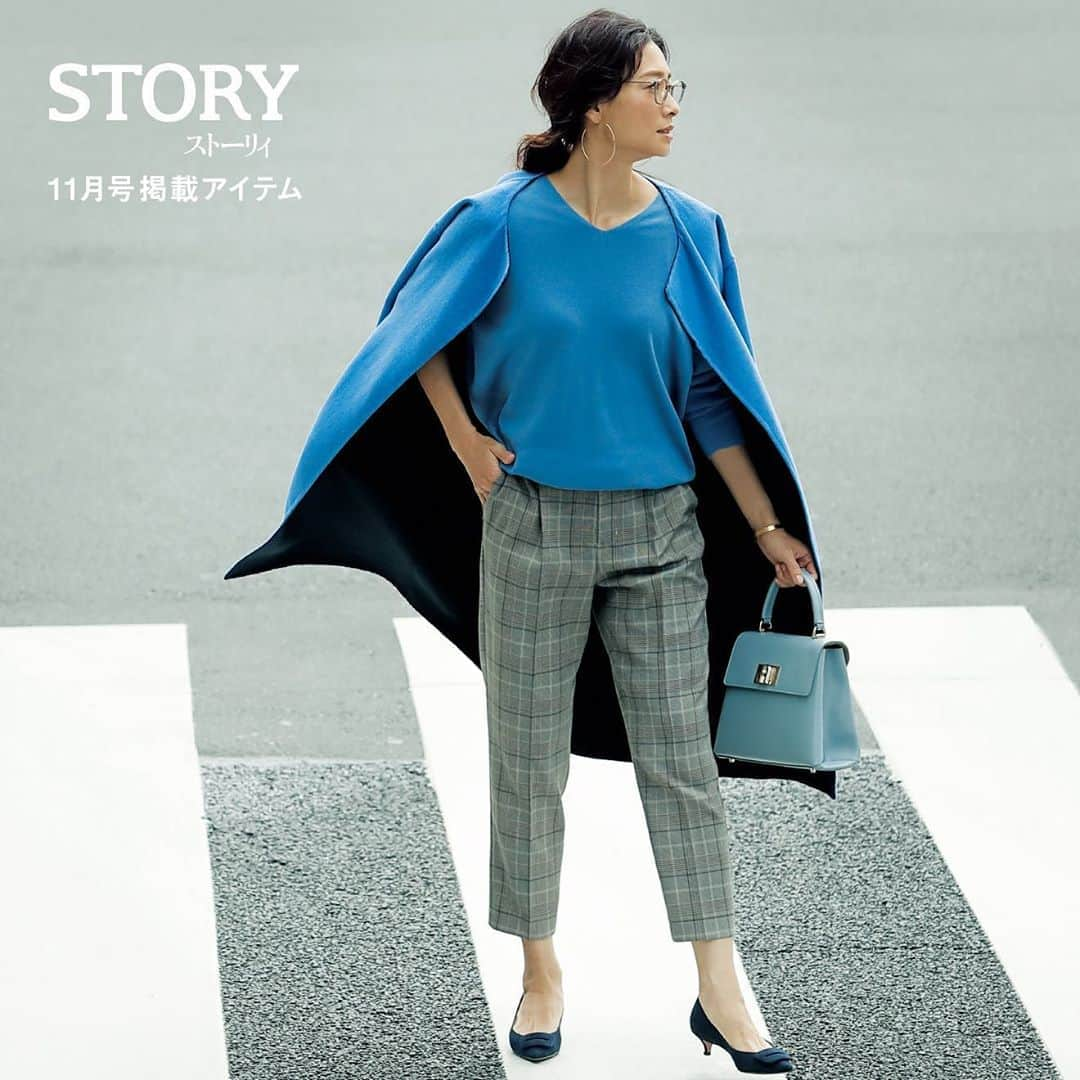 レプシィムさんのインスタグラム写真 - (レプシィムInstagram)「. 【雑誌STORY掲載アイテム】 発売中の雑誌「STORY」11月号の「秋のおシゴト名品服」特集にLEPSIMのアイテムが多数掲載されております。 大人気シリーズ「美脚パンツ」の最新作はオン・オフ使えるチェック柄。着心地ノーストレスでお手入れも簡単な一本。 掲載アイテムの一覧はWEB STOREからチェック！  WEB STOREはTOPページのURLからご覧いただけます。▶︎ @lepsim_official  #LEPSIM #レプシィム #simple #シンプル #STORY #コーデ #ママコーデ #今日のコーデ #大人コーデ #シンプルコーデ #大人カジュアル #ママファッション #ストーリィ #秋コーデ #秋服コーデ #秋服 #リラックスコーデ #きれいめコーデ #オフィスカジュアル #オフィスコーデ #通勤コーデ #通勤スタイル #通勤服 #リモートワーク #レプシィムの美脚テーパード」10月7日 19時24分 - lepsim_official