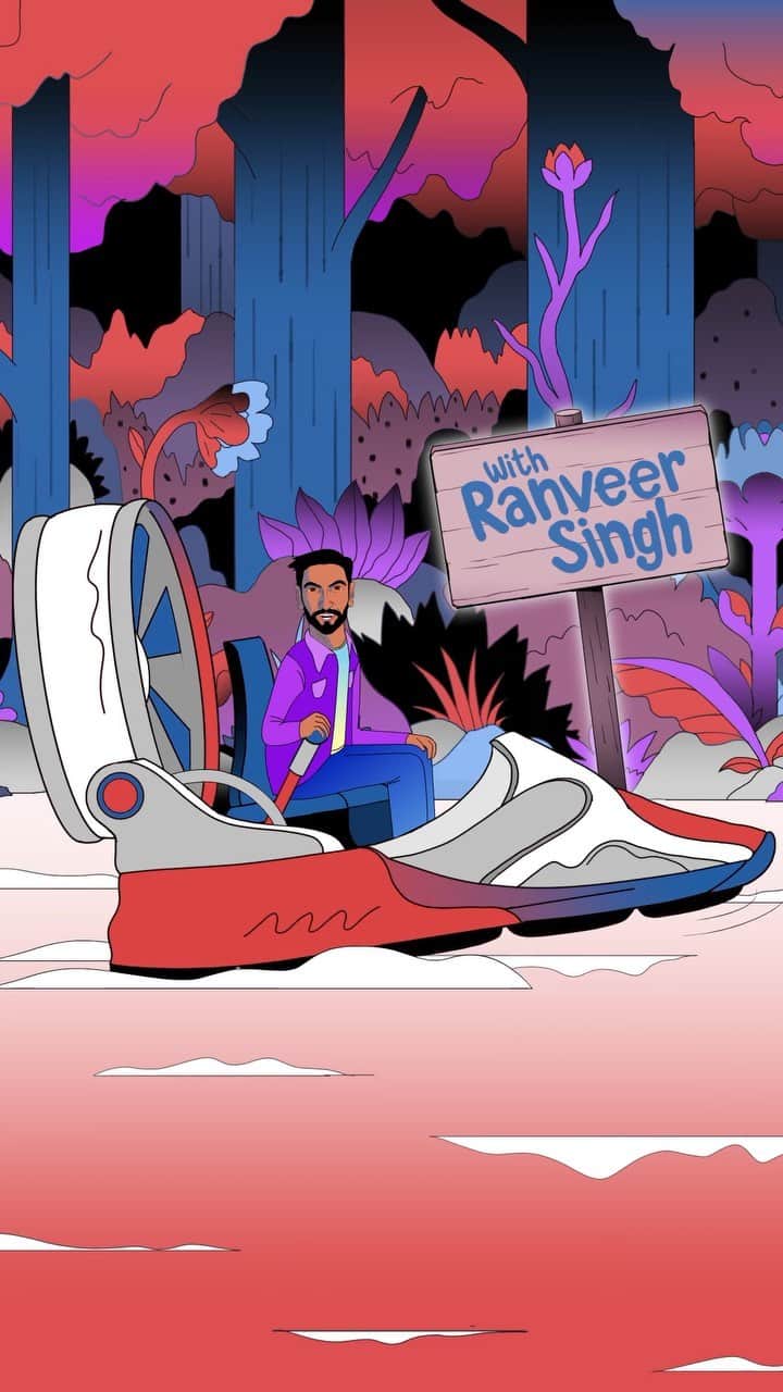 のインスタグラム：「Squishiness is love. Journey into a universe of squish with @ranveersingh on this episode of the Stream of ConZXiousness. Shop #adidasZX 2K BOOST now at adidas.com/ZX」