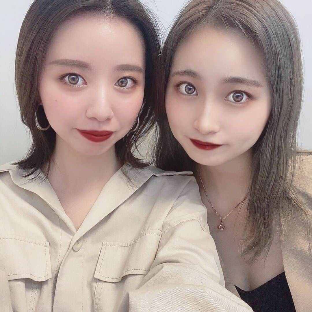 内海里来のインスタグラム：「まえの写真🤳 ﻿ 前髪なしずーっと褒めてくれる🤎﻿ ﻿ ﻿ ﻿ #🐶🐰🐼 #せるふぃー  #instalike #l4likes #bff」