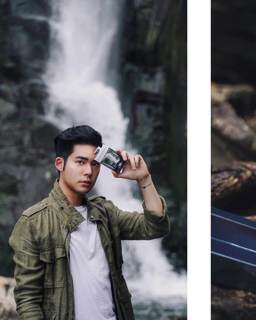 Christoffer Chengのインスタグラム：「With the new Man Glacial Essence from @bulgariparfums it reminded me of the fresh and crisp smells of nature. I believe at this point everyone of us are longing to be able to go somewhere, pick up exciting new challenges or reconnect with nature. Maybe it’s time to go visit another glacier or volcano!! What are you longing to do the most right now? Would love to hear your #ConquerYourGreatness story!! #ManGlacialEssence @sephorahk」