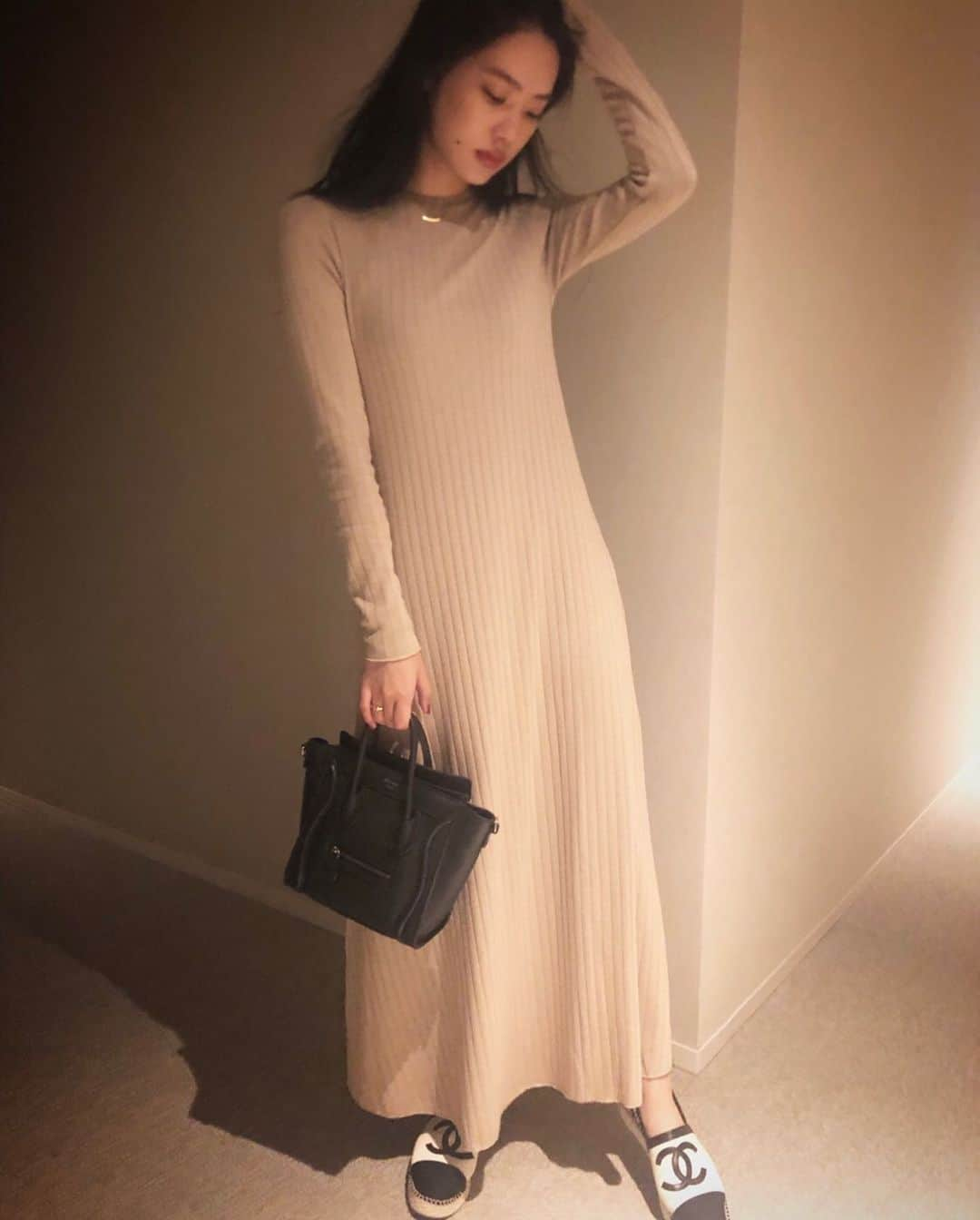 川本璃さんのインスタグラム写真 - (川本璃Instagram)「. beige🧸 today fashion.」10月7日 20時17分 - ruri_kawamoto_official