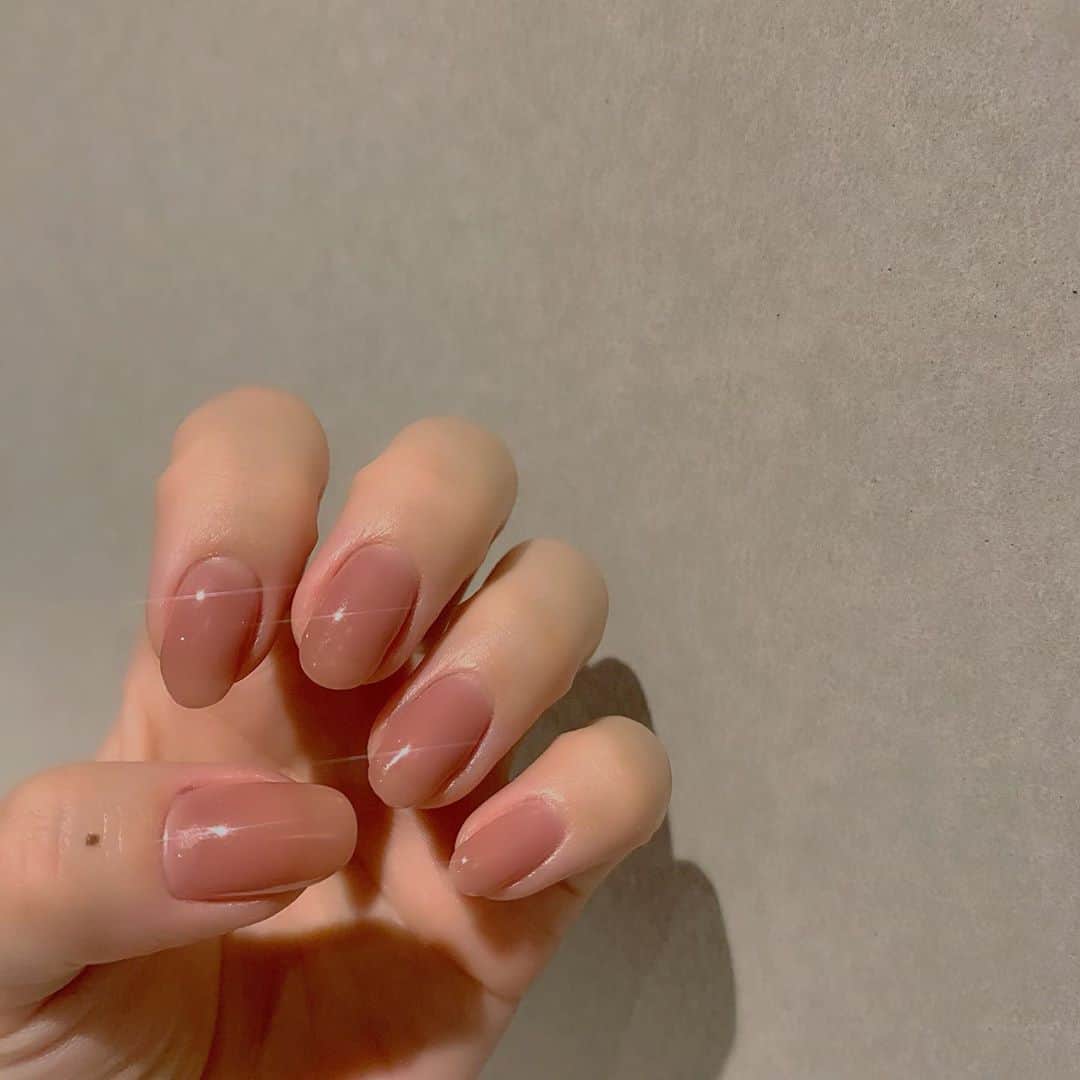 のインスタグラム：「♡  𝑁𝑒𝑤𝑁𝑎𝑖𝑙  ピンクベージュ♡  #nail #newnail」