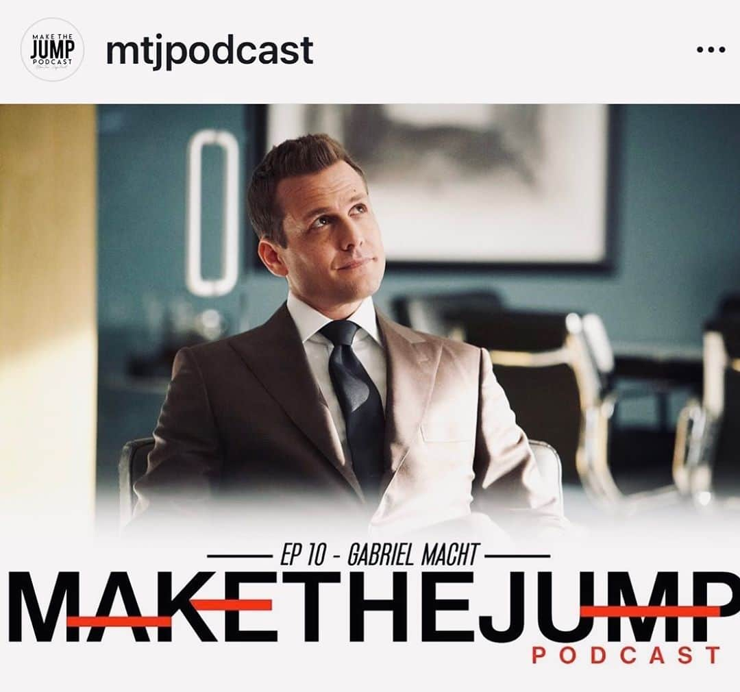 ガブリエル・マクトのインスタグラム：「Last week I did an interview for @mtjpodcast if you’d like to listen to a raspy voice ruminating about some of my past make the jump to makethejumppodcast or more accurately @mtjpodcast - these two guys @jasper.macht and @stefano.ierace brought more out of me then any radio interview in the last 10 years. Their podcast considers what it takes by taking risks, stepping up, getting in touch with what makes ‘you’ you, how to build and maintain creativity, strength, endurance in life and what success may look like...I’m humbled to be a part of ‘some next level stuff’. Check yourself check @mtjpodcast and follow them while you are at it! Or #vote #share」