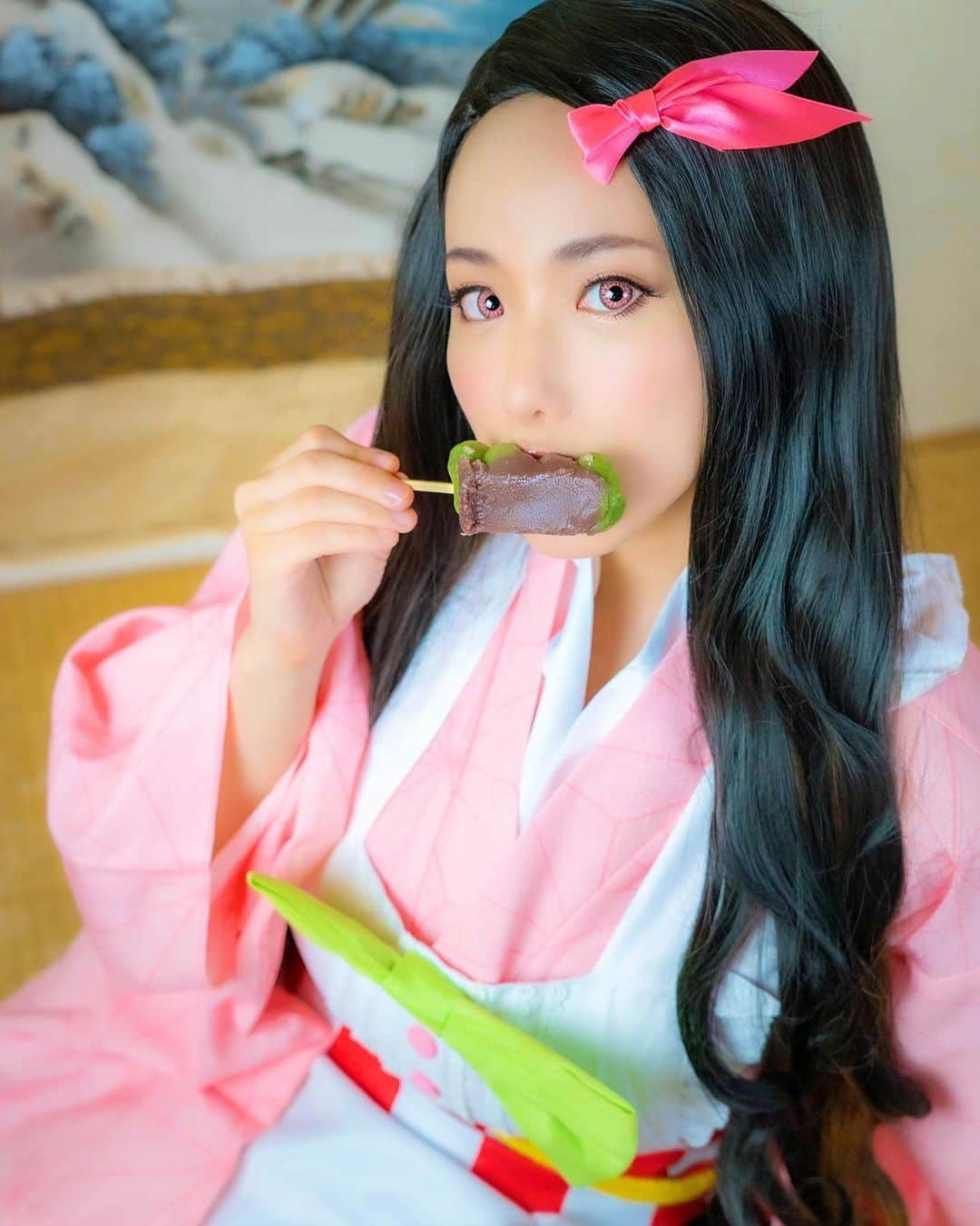 澁谷果歩さんのインスタグラム写真 - (澁谷果歩Instagram)「Dango is one of my favorite Japanese sweet!  もぐもぐ🍡」10月7日 22時04分 - shibukaho