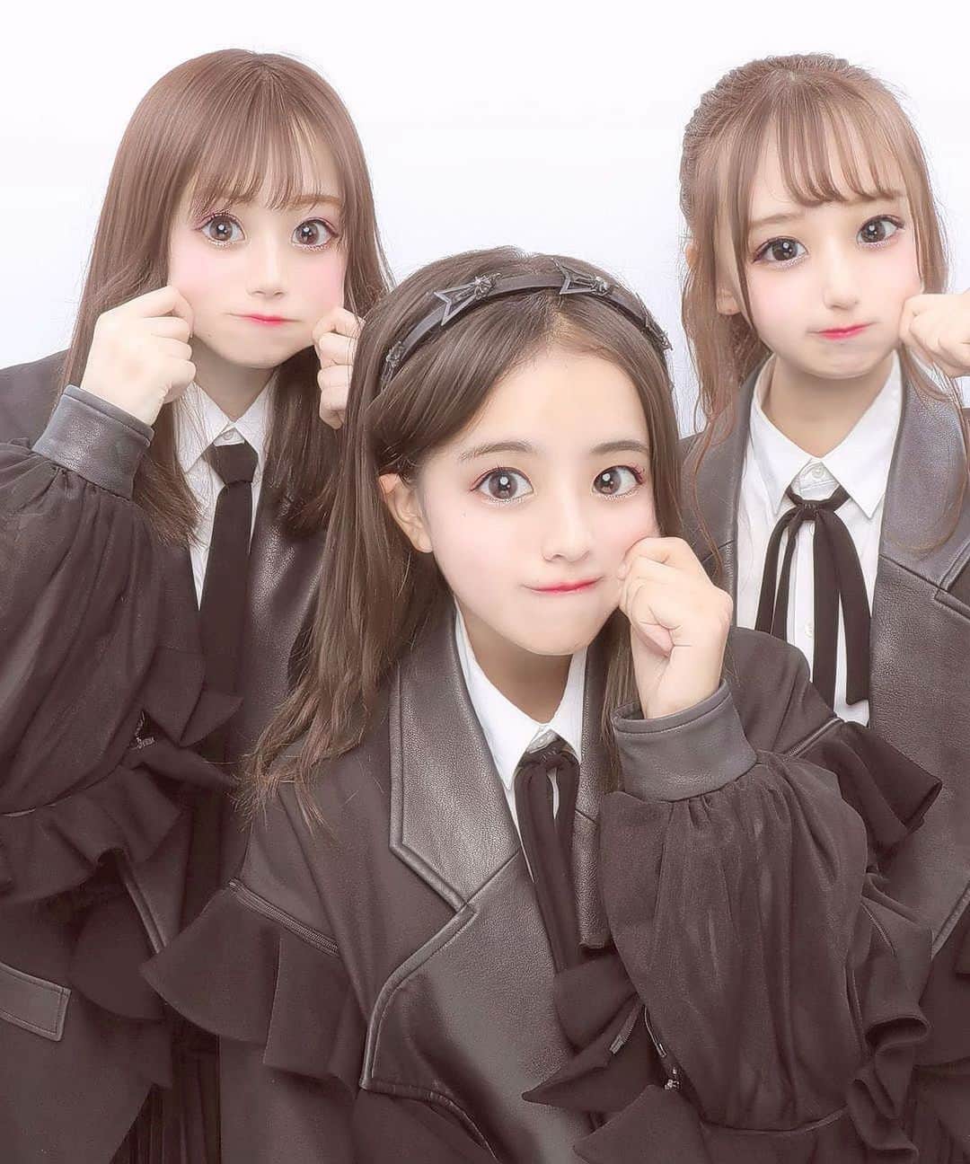 町田穂花のインスタグラム：「. . TIFでプリ撮ったの〜(^-^) . カオラボ盛れすぎて凄い😲😲😲 . 私はこねこ顔だったよ🐈♡ .  #ぷりんと倶楽部 #プリント倶楽部 #カオラボ」