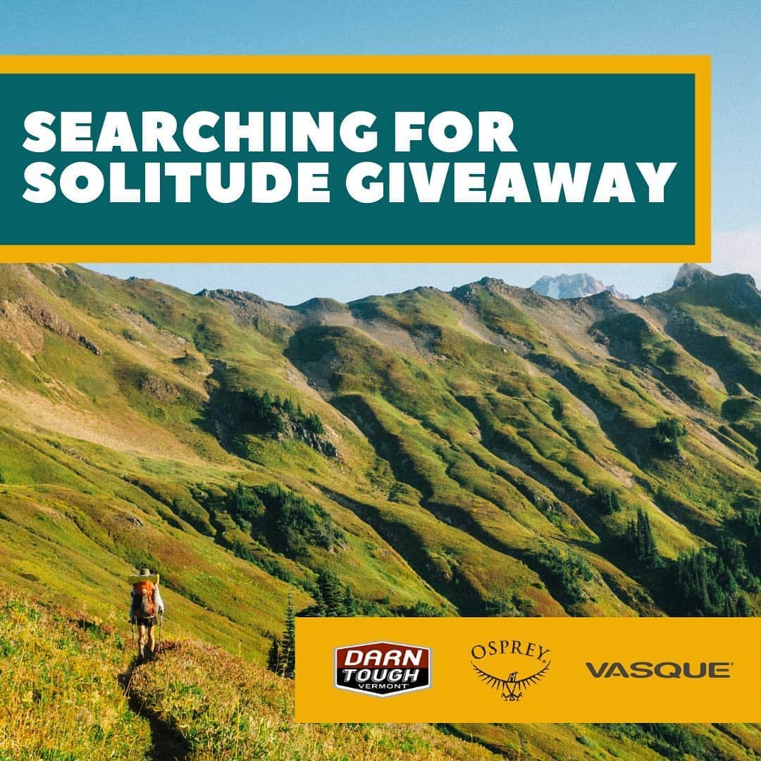のインスタグラム：「🍂 Searching for Solitude Giveaway 🍂 — We’ve teamed up with fellow @thruhikesyndicate sponsors, @vasquefootwear and @darntoughvermont, to prepare you for shoulder season hiking and the hunt for fall colors! — Prizes include: - @ospreypacks NEW Aether Pro 70 or Ariel Pro 65 - Any @vasquefootwear boot or shoe of your choice - A pair of @darntoughvermont Men’s or Women’s Scout Boot Sock Cushion — Entering is easy: 1. Like this post 2. Follow @thruhikesyndicate, @ospreypacks, @vasquefootwear & @darntoughvermont to be eligible to win 3. Tag a friend in the comment section below (each comment is an extra entry) — Terms:  This giveaway is in no way affiliated with Instagram. It is open to U.S. residents only. Contest runs from 10/5/20 - 10/9/20, and the winner will be contacted prior to and announced Wednesday, October 14, 2020! Good luck!| #ospreypacks #giveaway #fallingforfall」