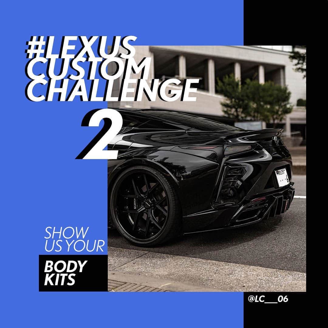 Lexus USAのインスタグラム：「We want to see the best bodies. If you’re proud of the work you’ve put in with your side skirts, hood scoops or fender flares, tag a photo of your modified Lexus with #LexusCustomChallenge. See our faves in the feed in a few days.」