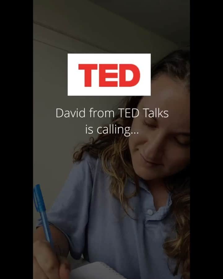 TED Talksのインスタグラム：「What would you do if you got a 📱🔔  from us? TED's Science curator David Biello gave @Eco.Tok's @abbiesr a ring to tell her all about @TEDCountdown: Our FREE live streaming event this Saturday, October 10th at 11AM ET on @YouTube. Visit the link in our bio to get an alert when the event goes live and learn how you can join the movement to change climate change! (And before you ask, no, we can't hook you up with a TED Talk either. Sorry!)」