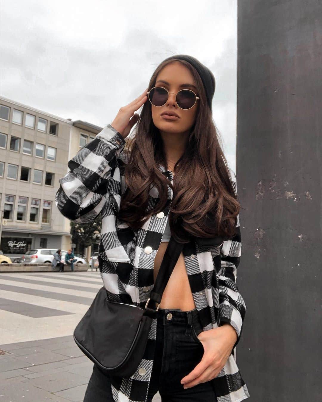 TALLY WEiJLさんのインスタグラム写真 - (TALLY WEiJLInstagram)「Need a little outfit inspo for heading out to the city?⁠ Take inspo from babe @frannicaa wearing our Checked Shacket 🔎SCOPEJACKER. ⁠ ⁠ #TALLYWEiJL #shacket #ootd #whattowear」10月8日 0時15分 - tally_weijl