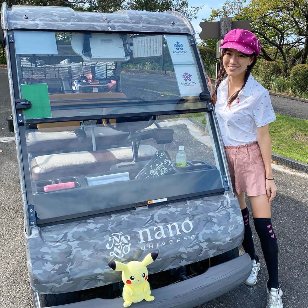にゃんさんゴルフさんのインスタグラム写真 - (にゃんさんゴルフInstagram)「Monthly CUP🏌️‍♀️ 鎌倉パブリックゴルフ場⛳️  80台1ヶ月半ぶりに出たけど ここはPAR70だよー🤣w  グリーンがちっちゃい😳  ランチは 鎌倉丼という海老さん入ってるやつ🦐 けんちん汁⭐️  #鎌倉パブリックゴルフ場 #鎌倉パブリック#ナノユニバース #スイング動画#GTバーディーズ #ゴルフトゥデイ #pikachu #golf#golfgirl #ladiesgolf #golfhotties #golfbabes #golflife #golfstagram #lovegolf #golfer #ゴルフ #ゴルフ女子 #ゴルフ大好き#instagolf #スポーツ女子 #골프 #모델 #한국  #高尔夫球 #golfswing #vg_fashion#ピカチュウヘッドカバー」10月8日 0時26分 - miiiii0228