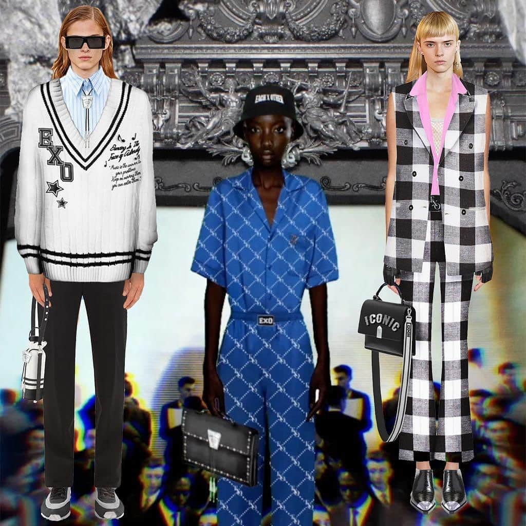 イーチ x アザーのインスタグラム：「SS21 - Return to origins  / runway fragment picture  Video available online @fhcm  #eachxother #pfw #eachxothersocialclub」