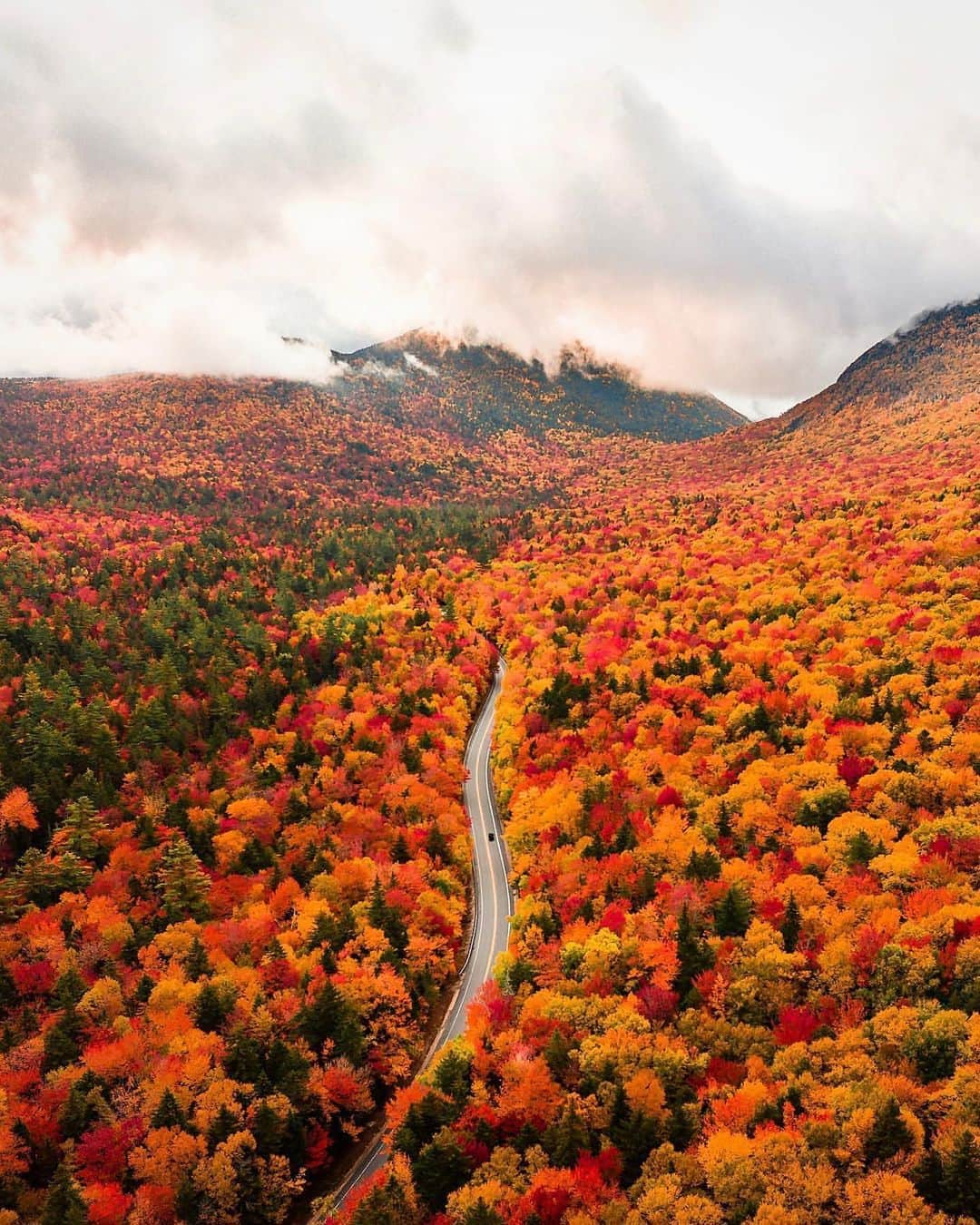 PolarProさんのインスタグラム写真 - (PolarProInstagram)「Photo of the Day: Another fall heater 🍂  Shot on #DJI #Mavic2Pro #CinemaSeries 📸: @benskaar」10月8日 1時28分 - polarpro