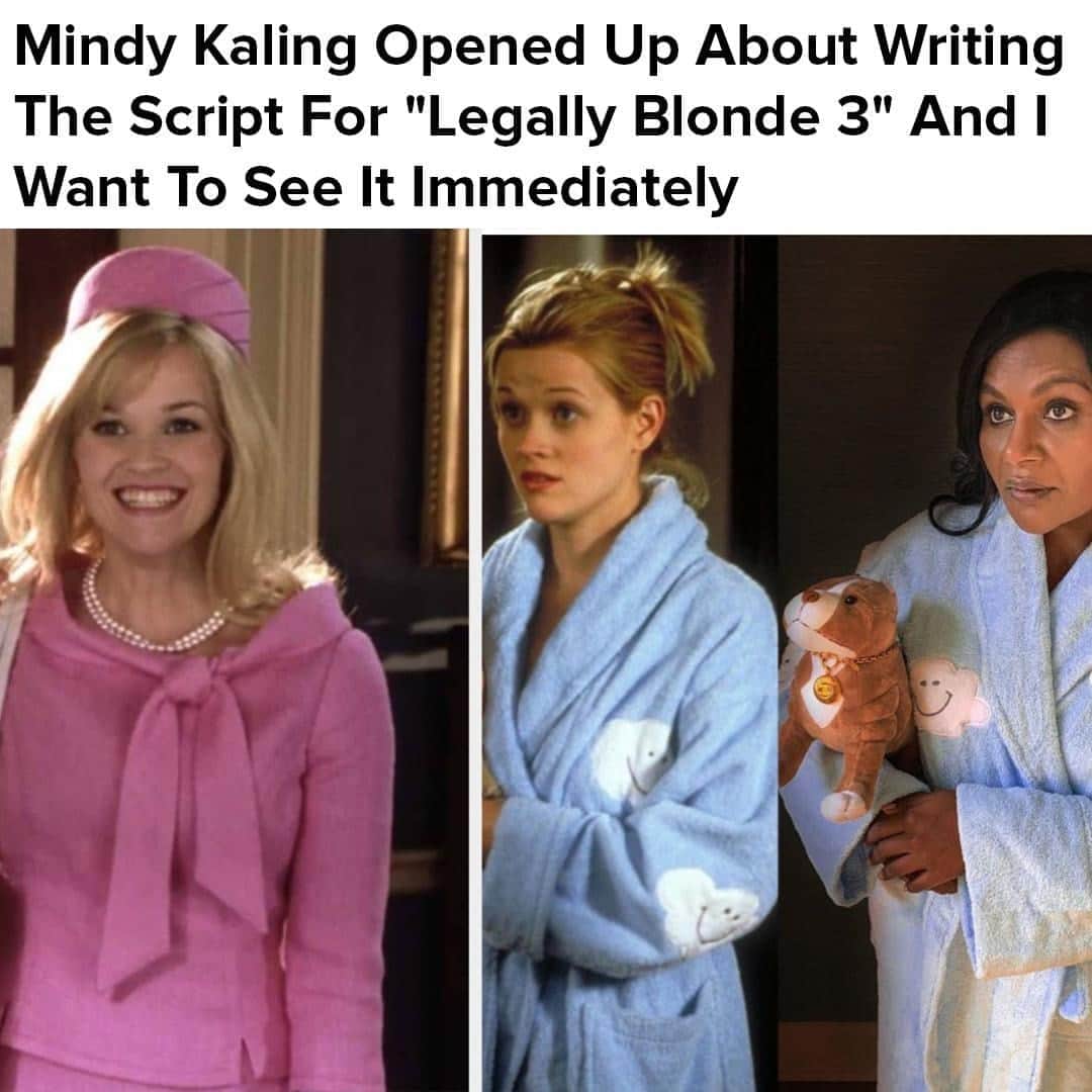 BuzzFeedさんのインスタグラム写真 - (BuzzFeedInstagram)「Yep, Elle Woods — the attorney who walked so Kim Kardashian could run — is coming back to our big screens. Link in bio 📺」10月8日 2時30分 - buzzfeed