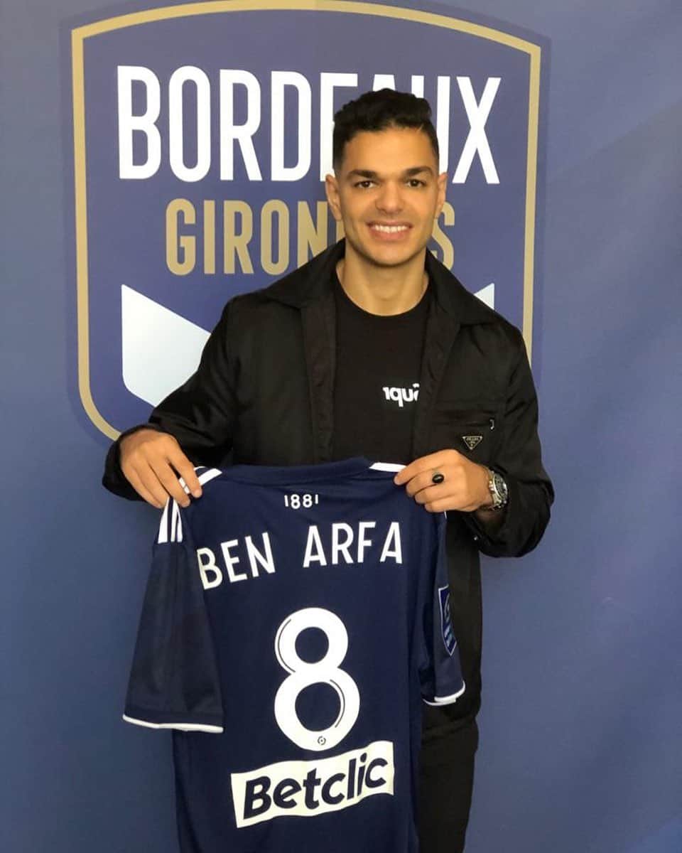 ハテム・ベン・アルファのインスタグラム：「⚽️⚽️⚽️ #girondinsdebordeaux」