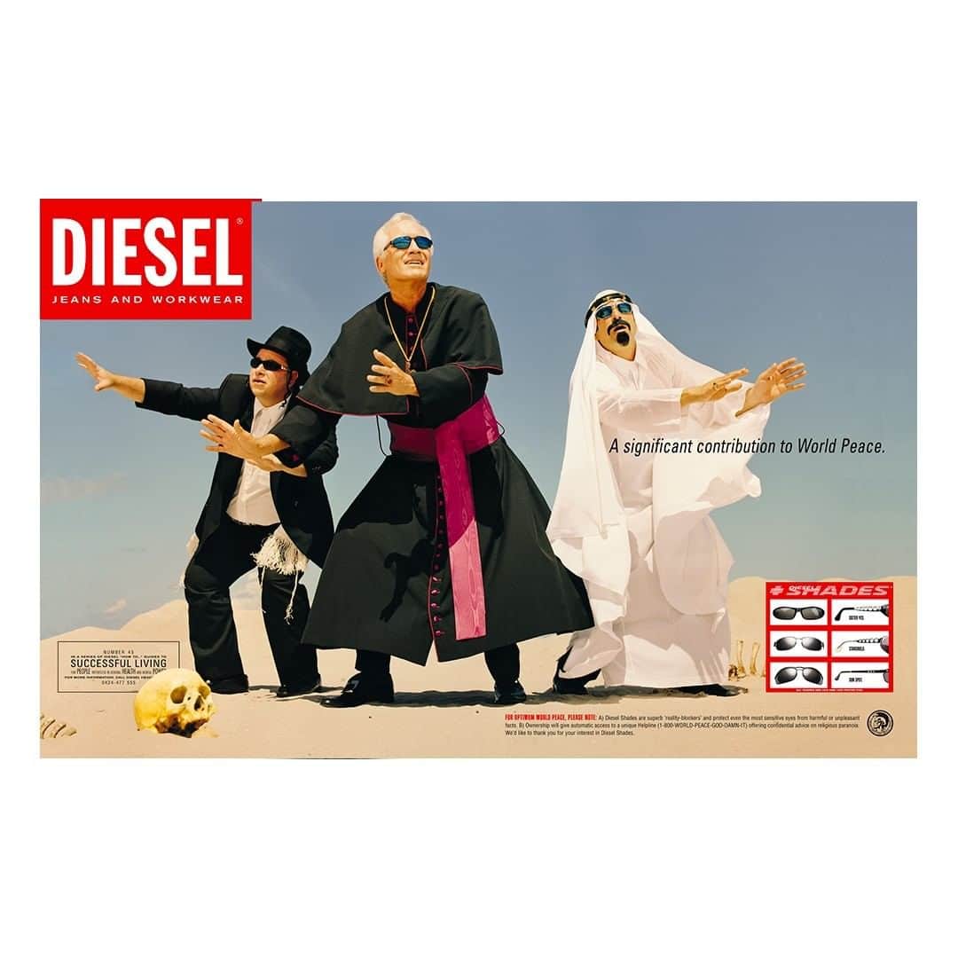 ディーゼルのインスタグラム：「DIESEL FW/1995 – Shot by Henrik Halvarsson. Celebrating our heritage, looking forward to the next chapter.」