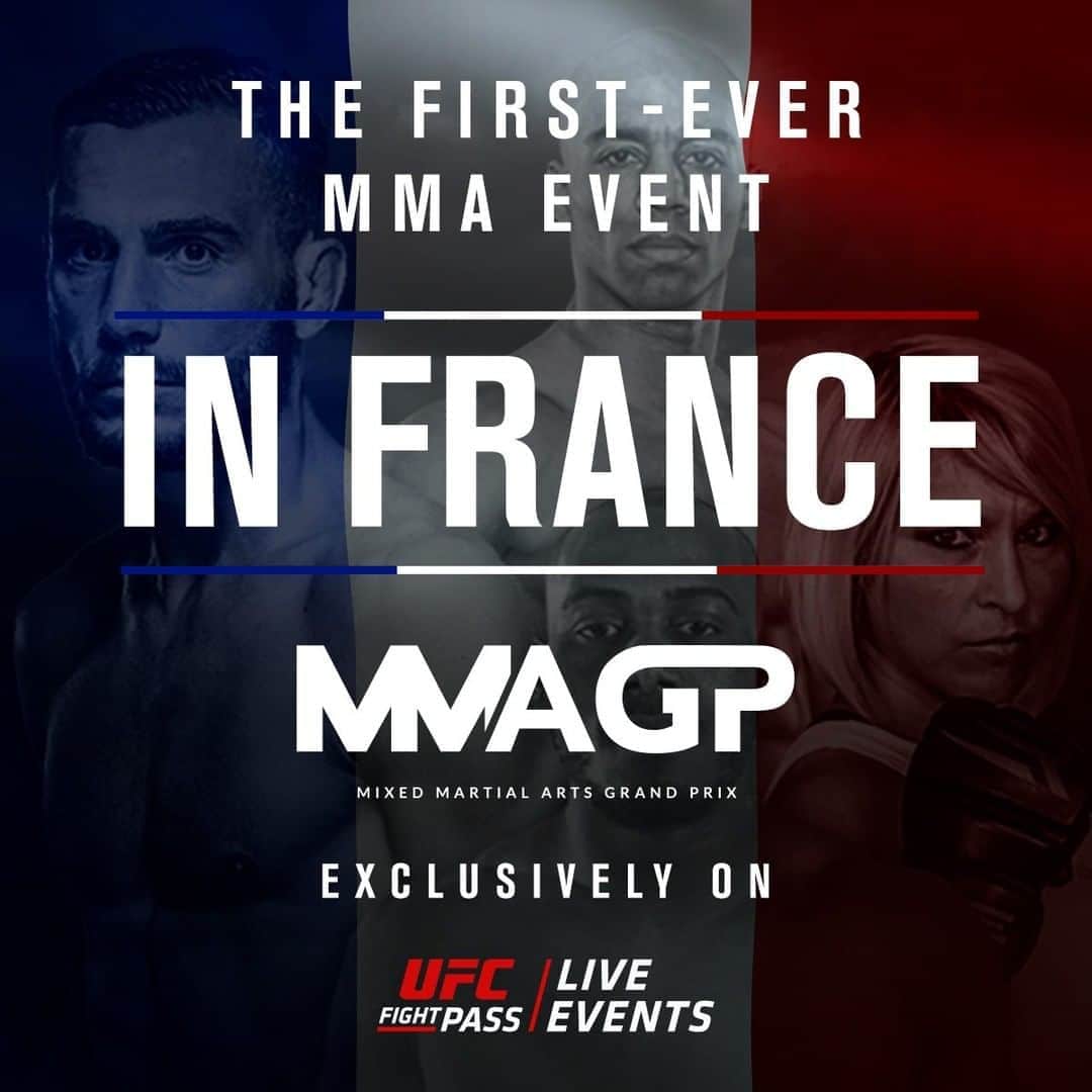 UFCさんのインスタグラム写真 - (UFCInstagram)「History! The first EVER MMA event in France will be broadcast exclusively LIVE on @UFCFightPass tomorrow night! 🇫🇷」10月8日 3時05分 - ufc
