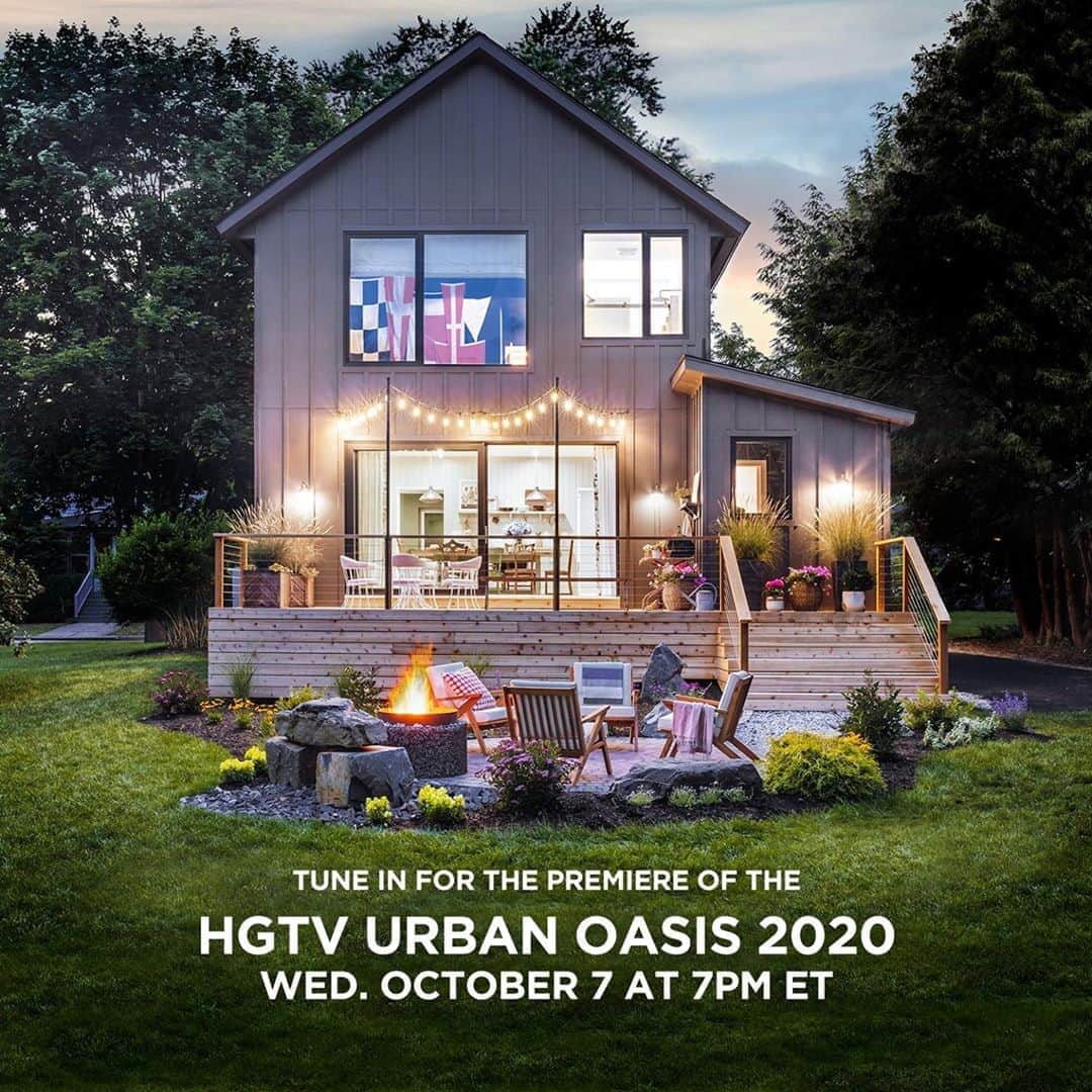 HGTVさんのインスタグラム写真 (HGTVInstagram)「Get the full HGTV Urban Oasis 2020