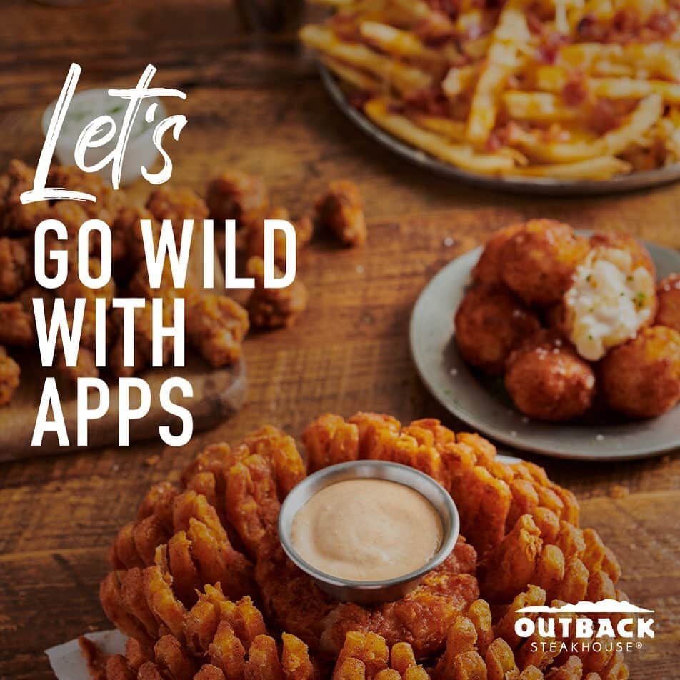 Outback Steakhouseさんのインスタグラム写真 - (Outback SteakhouseInstagram)「Our new, lower-priced menu is here with all the Aussie-tizers you love and a few new ones you’ll be sure to love, too.」10月8日 3時03分 - outback