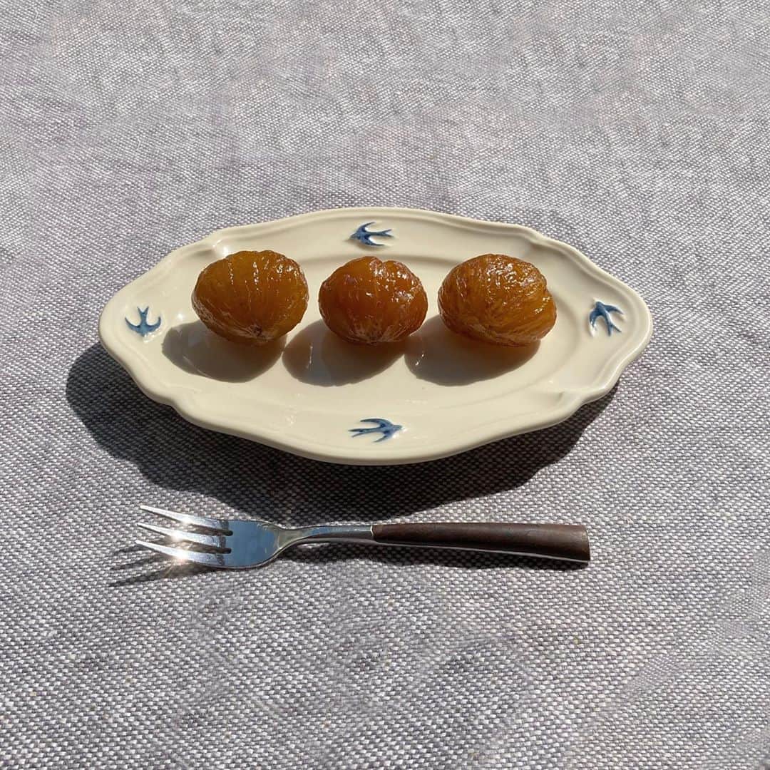 真山朔のインスタグラム：「マロングラッセ作った🌰」