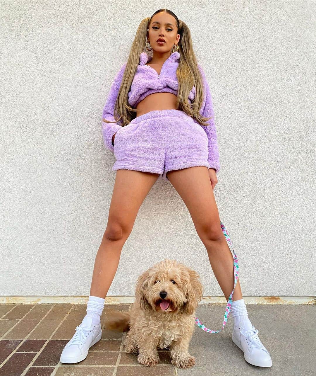 Val Mercadoのインスタグラム：「@fashionnova 💜 big dawg, lil dawg 💜💜💜 Fashionnovapartner」