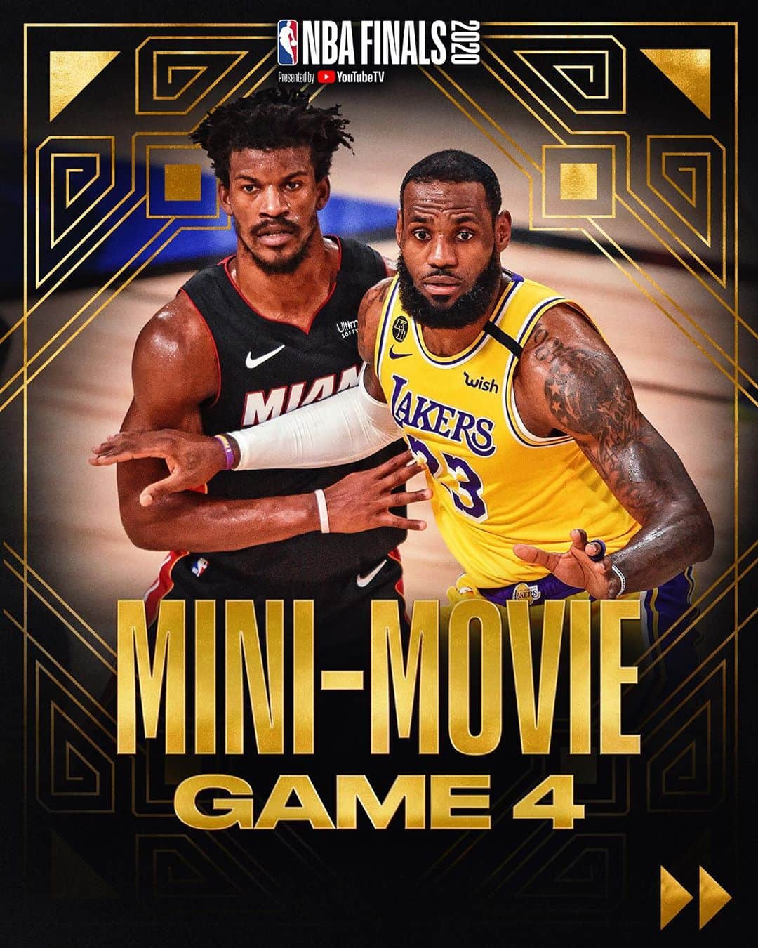 NBAさんのインスタグラム写真 - (NBAInstagram)「🎞 Swipe through for the Game 4 Mini-Movie 📽️  👀 the @Lakers took a 3-1 series lead behind @KingJames' 28 PTS and 12 REB and @AntDavis23' 22 PTS and 4 BLK!」10月8日 9時28分 - nba