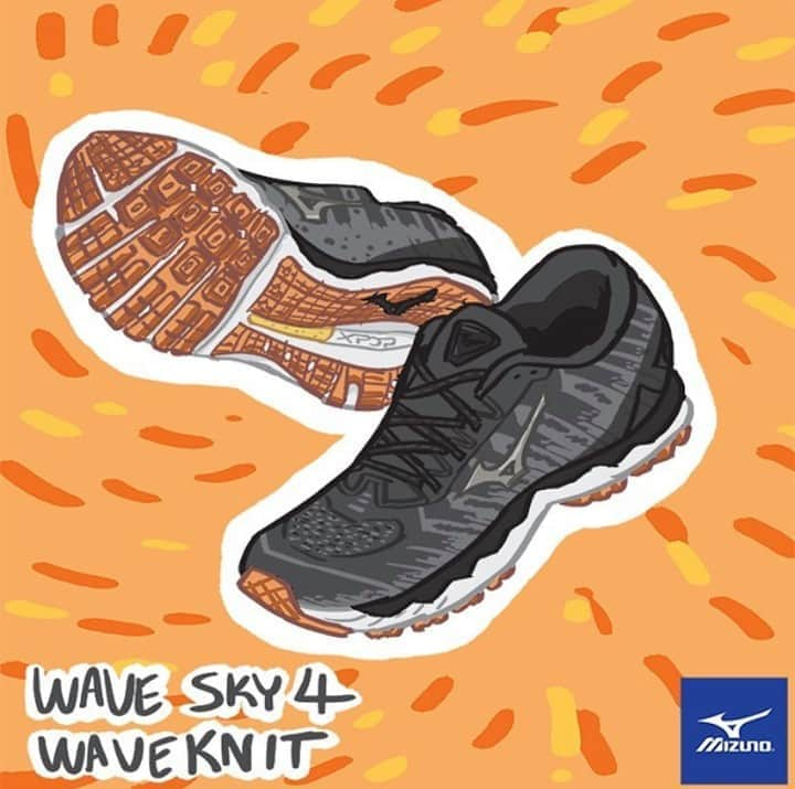 MizunoRunningさんのインスタグラム写真 - (MizunoRunningInstagram)「Look no further for your next long run partner than the #WaveSky 4 WAVEKNIT™. All the cushion you desire, no compromise on the response.  📸 : @therealcamleecomics」10月8日 4時00分 - mizunorunningusa