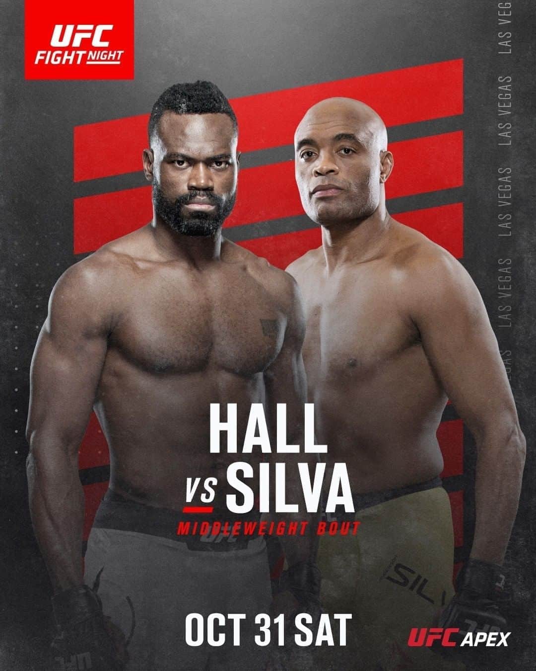 UFCさんのインスタグラム写真 - (UFCInstagram)「A Halloween treat 🎃 Silva returns in the main event October 31st vs Uriah Hall. #UFCVegas12」10月8日 4時00分 - ufc