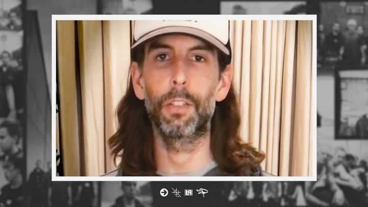 のインスタグラム：「On October 9th, join the live chat with LP fans from all over the world and watch an exclusive Q&A with Brad, Dave, Joe, Mike, Rob + a special showing of a Projekt Revolution 2002 show. Early bird pricing ends Thursday @9PM PST: watch.linkinpark.com  Portions of the proceeds benefit Crew Nation and @nivassoc」