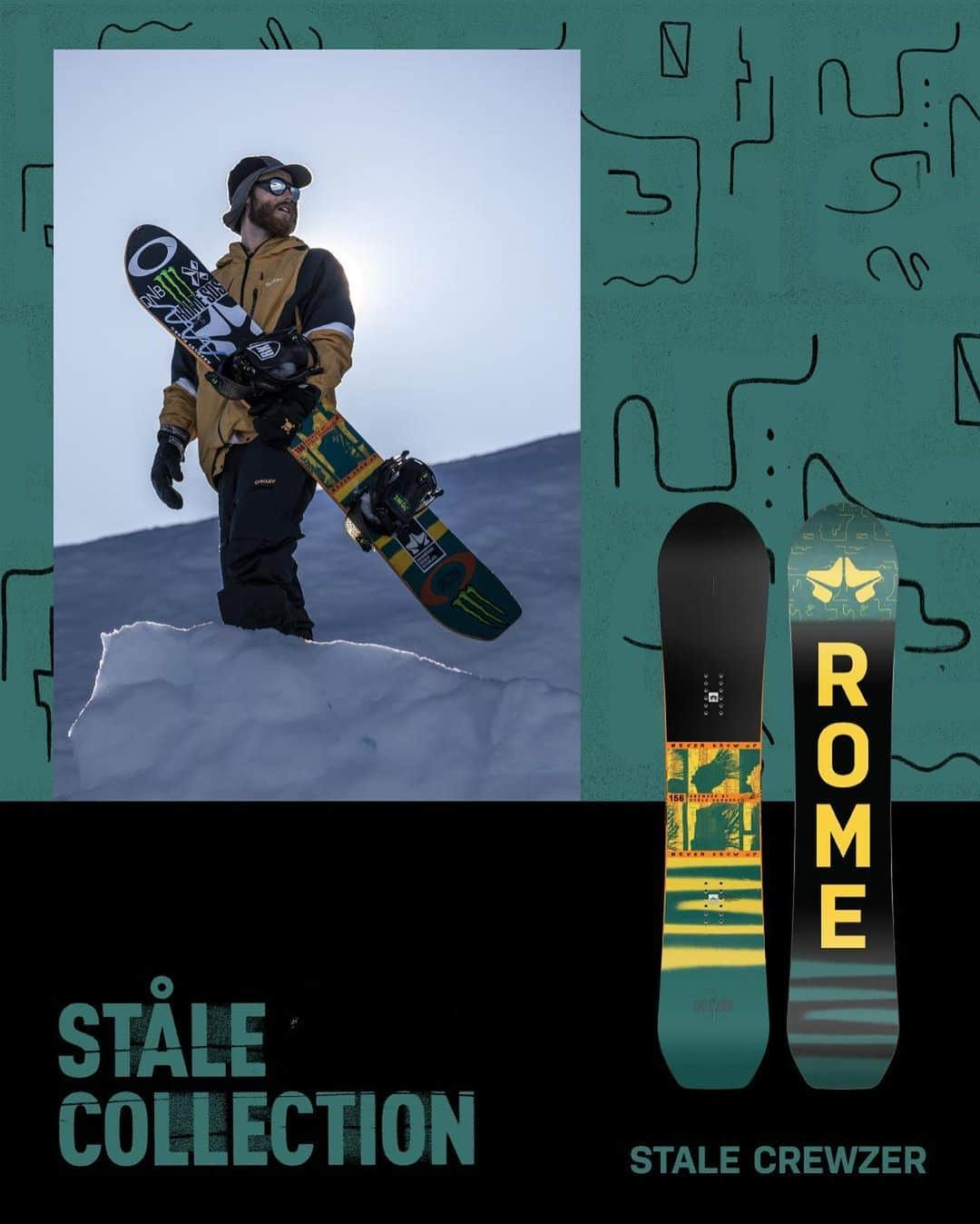 ステール・サンドベックさんのインスタグラム写真 - (ステール・サンドベックInstagram)「@romesnowboards just launched their new website🙌🏼 And with that im super excited to announce the «Stale Collection» with multiple boards in multiple sizes👊🏽👊🏽 Been really cool to be a part of creating some brand new boards for this season⚒ Really happy on how these turned out! Hope you like em too🙏🏼 #NeverGrowUp (Reklame)」10月8日 6時15分 - stalesandbech