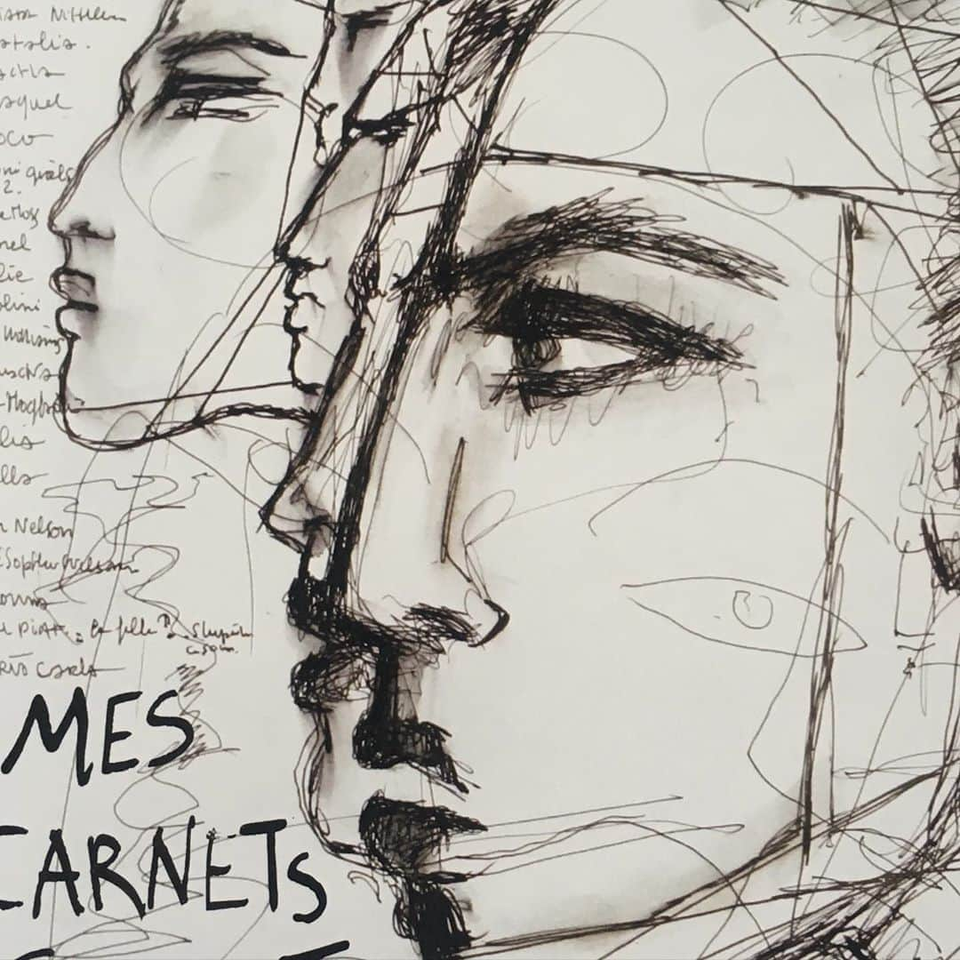 JULIEN D'YSさんのインスタグラム写真 - (JULIEN D'YSInstagram)「Good night #carnetjuliendys #encre🖤💙#october7.2020」10月8日 6時47分 - juliendys