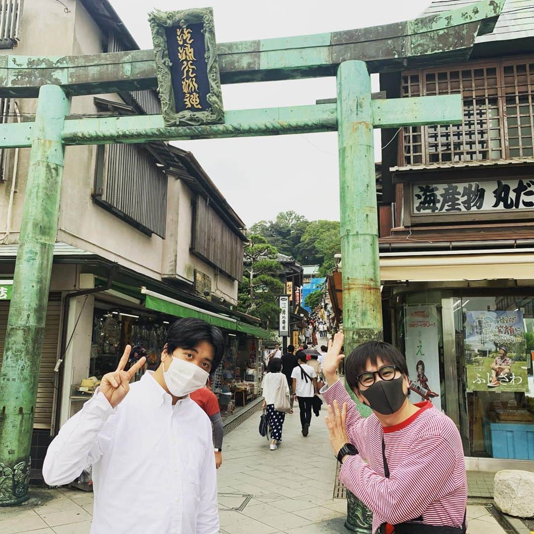 菅原好謙さんのインスタグラム写真 - (菅原好謙Instagram)「えのしまかまくらくりたけ  #江ノ島 #鎌倉 #神奈川 #関東 #日本 #アジア #地球 #太陽系 #カカロニ #カカロニ栗谷  #東京ホテイソン #東京ホテイソンたける #グレープカンパニー #お抹茶 #人力舎 #トンツカタン #母船」10月8日 7時28分 - omacyattt