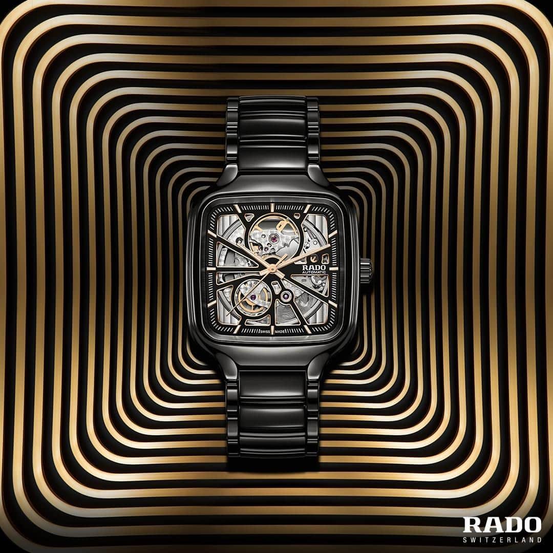 ラドーのインスタグラム：「Once you’ve focused your attention on the True Square’s details it’s hard to look away. What’s your favourite feature? #RadoTrueSquare #Feelit」
