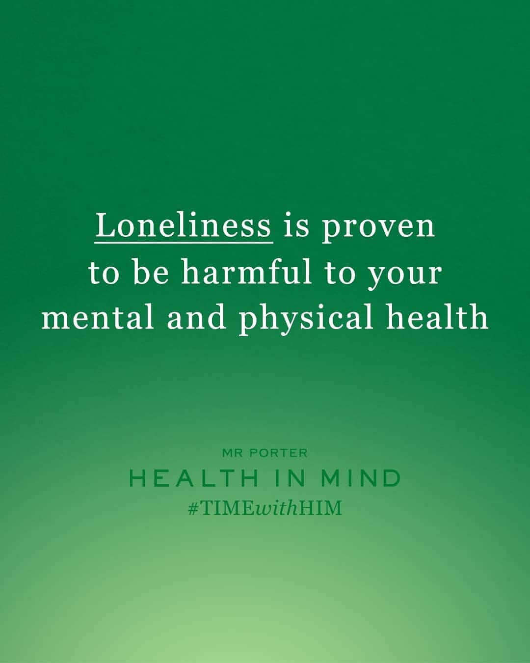 MR PORTERさんのインスタグラム写真 - (MR PORTERInstagram)「When was the last time you checked in? According to @movember 50% of men have never been asked if they are having a hard time and only 48% of men think they could rely on a friend in a crisis. We can do better. So, we’re inviting you to share this post, and then phone a friend. Spend some #TIMEwithHIM today  #MensMentalHeath #Lonliness #WorldMentalHealthDay」10月8日 13時20分 - mrporter