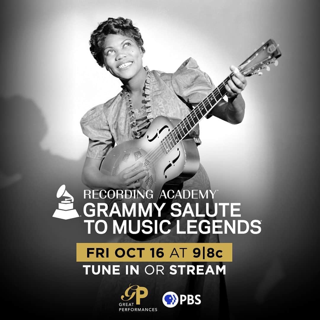 The GRAMMYsさんのインスタグラム写真 - (The GRAMMYsInstagram)「Music lovers, mark your calendars! 🗓  Watch #GRAMMYSalute To Music Legends on Oct.16 at 9 p.m. ET on @PBS. 🎵 The eclectic lineup will pay tribute to Roberta Flack (@officialrobertaflack), Isaac Hayes (@_isaachayes), #SisterRosettaTharpe and more.」10月8日 13時51分 - recordingacademy