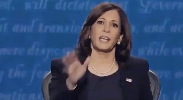アマンダ・デ・カディネットのインスタグラム：「Who else relates to this moment ?  Beautifully redirected @kamalaharris #VPDebate2020  #HarrisBiden」
