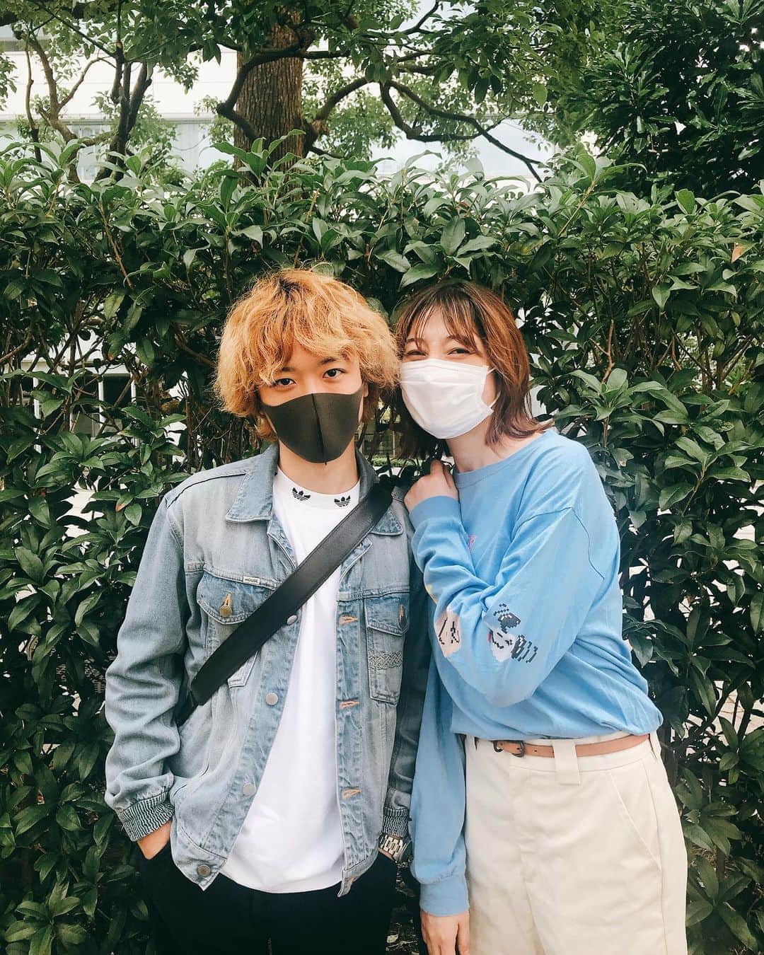 板橋よしえのインスタグラム：「. OKAMOTO'S @okamotokouki くんとmiida @mizuki_masuda ちゃん夫妻とひさびさにごはん～！ コウキくんは見た目かわいいのに中身は男らしい。 ミズキちゃんは見た目はクールなのに中身はほわわん！とキュート。 ほんわかした2人とのほんわかした時間。 ほのぼのした～🐤💛」