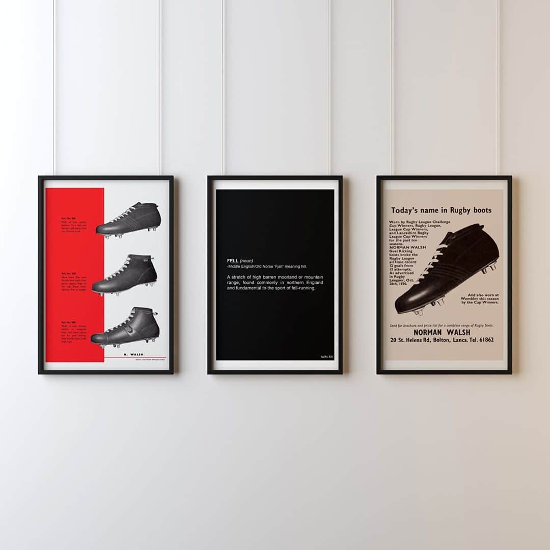 ウォルシュのインスタグラム：「Prints are here at Walsh - Shop online now 🖼️ . .  #normanwalshuk #normanwalsh #britishmanufacturing #madeinbritain #ukmfg #shoes #footwear #sneakers」