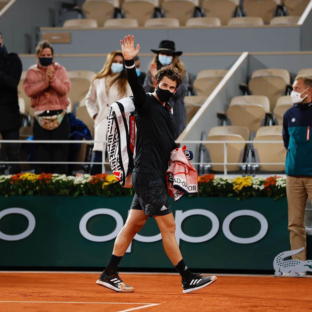 ドミニク・ティエムさんのインスタグラム写真 - (ドミニク・ティエムInstagram)「Another amazing Roland Garros ended with a legendary match against @dieschwartzman ! Can't wait to be back next year」10月9日 2時55分 - domithiem