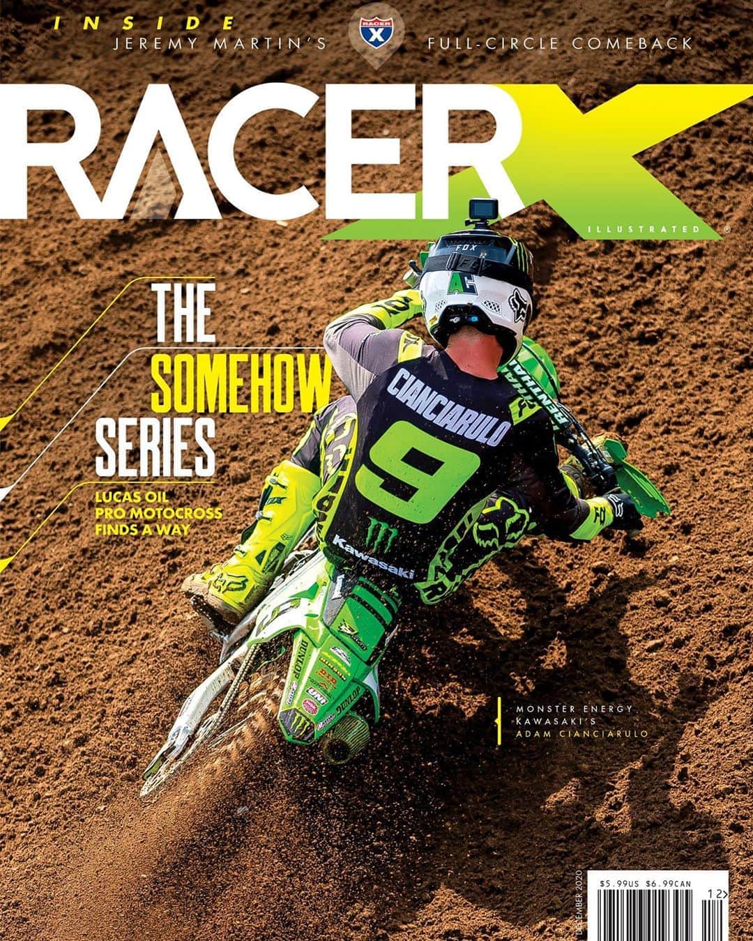 Racer X Onlineさんのインスタグラム写真 - (Racer X OnlineInstagram)「As the championship hunt heated up, so did Monster Energy Kawasaki’s Adam Cianciarulo 🔥 who posted big WINS in September at RedBud 2 and Spring Creek. Landing him our December cover 😎 Read the December issue of Racer X magazine NOW‼️ Subscribe or renew to get the 2021 Racer X Calendar 🗓 Celebrating 50 Years of AMA Pro Motocross 🔗 LINK IN BIO」10月9日 3時03分 - racerxonline