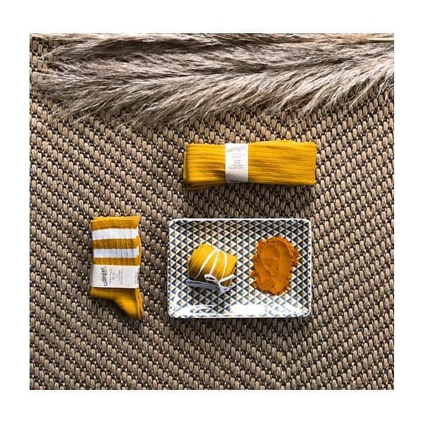 コレジアンのインスタグラム：「✨ Delicious new arrivals! New colours and a touch of velvet! 🤩  . CURCUMA : Add some personality to your autumn outfits with this spicy yellow. The perfect antidote to grey skies!💛 . FRAMBOISE : Somewhere between purple and red, raspberry is refined and so versatile. 💜 . EUGÉNIE : Embellished velvet trim socks are just what you need to add a trendy touch to your looks. 💫 . This autumn treat yourself to something new. ❤️ . ✨Les nouveautés gourmandes et tendances de cet automne ! 🍂 2 nouveaux coloris et une touche de velours !🤩 . CURCUMA : Un jaune épicé pour composer un look automnal parfait. 💛 . FRAMBOISE : Ce coloris fruité et gourmand relèvera à merveille vos looks du quotidien. Craquez pour cette couleur sublime, disponible dans de nombreuses déclinaisons. 💜 . La touche féminine : EUGENIE. Intrinsèquement tactile, le velours s'empare de notre dressing hivernal et vient réhausser avec chic ces chaussettes courtes. 💫 . Craquez pour nos nouveautés, de quoi passer un automne en douceur. ❤️ . Pictures 3 @angelika_rekowska 😘 . #collegiensocks #collegien_officiel #madeinfrance #extrasoft #bestsocksever #barneklær #kinderstrümpfe #kniestrümpfe #носки #sokker #instamum #lacetrim #ruffle #slowfashion #ecofriendly #color #shades #collegiencolourpalette #colourpalette #brandidentity #tights #autumnshades #autumn #socks #framboise #curcuma #eugenie #velvetsocks」