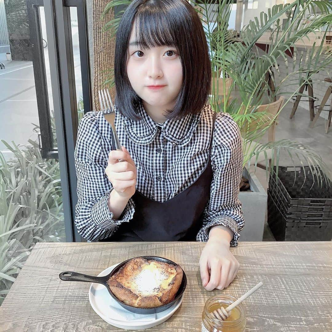 市村愛里さんのインスタグラム写真 - (市村愛里Instagram)「最近フレンチトースト食べた。美味しすぎた。🤤 (りなとひじりと❤︎) ・ ・ ・ #福岡カフェ #福岡グルメ #カフェ #博多カフェ #パンとエスプレッソと #フレンチトースト」10月8日 19時20分 - airi_hkt48