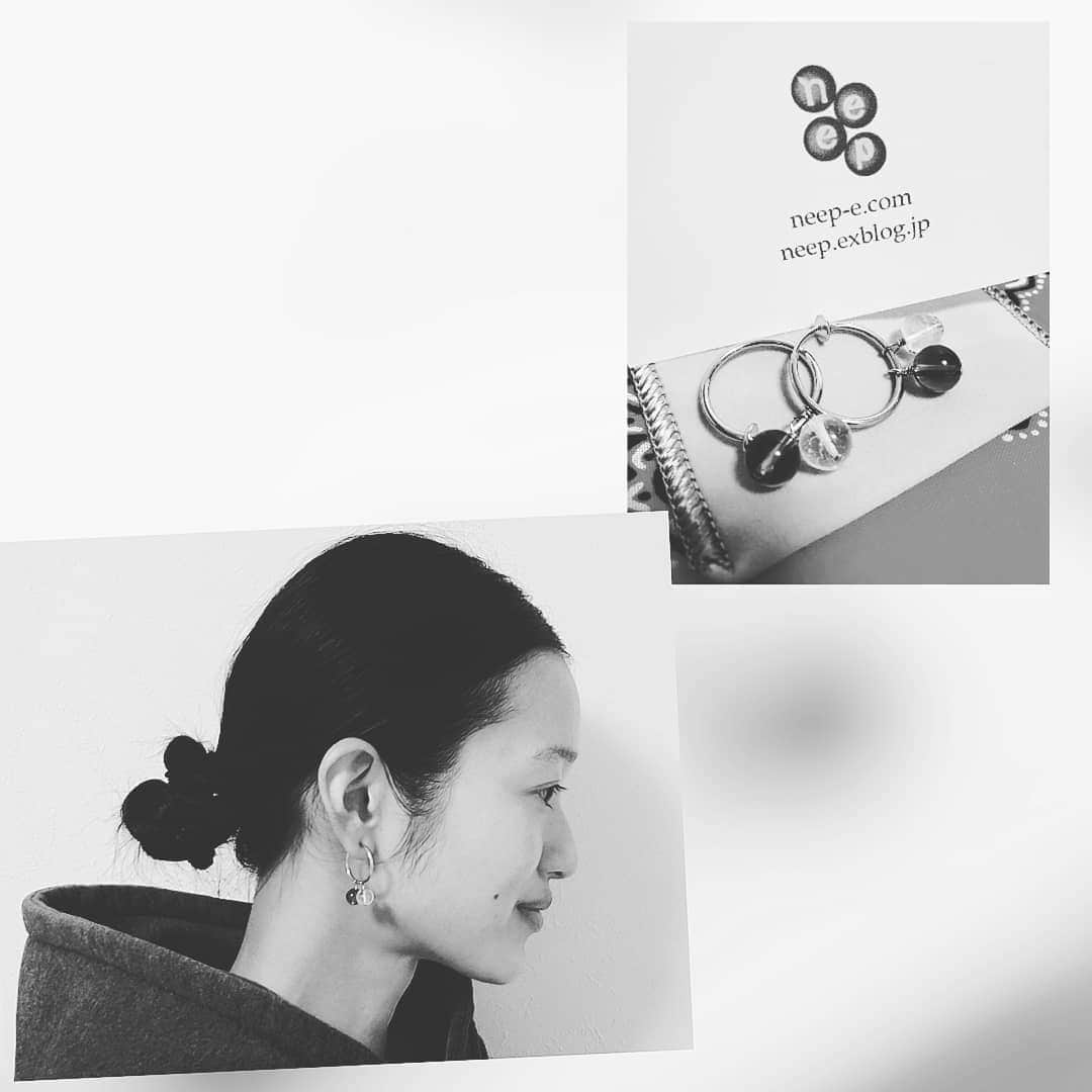 高良ひとみのインスタグラム：「💎 @neep_eko  . . .  It's my new earrings.  #iloveit #jewelry  #openup #thanksalot #ho #hitomitakara #いつかゴールドに…」