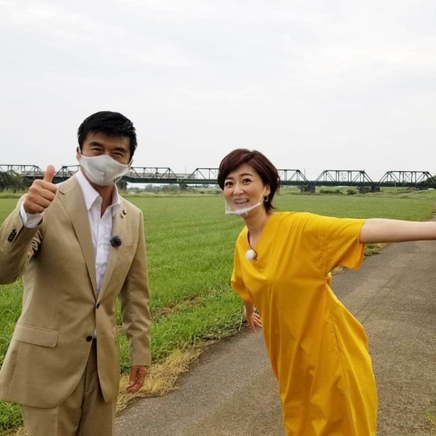 のインスタグラム：「久しぶりのロケでした‼️  『池尻和佳子のトコワカ』スペシャル、中間市でSDGｓを考えるは、10日(土)朝6時15分～30分の特集です🍀😌🍀  是非、ご覧くださいm(._.)m」